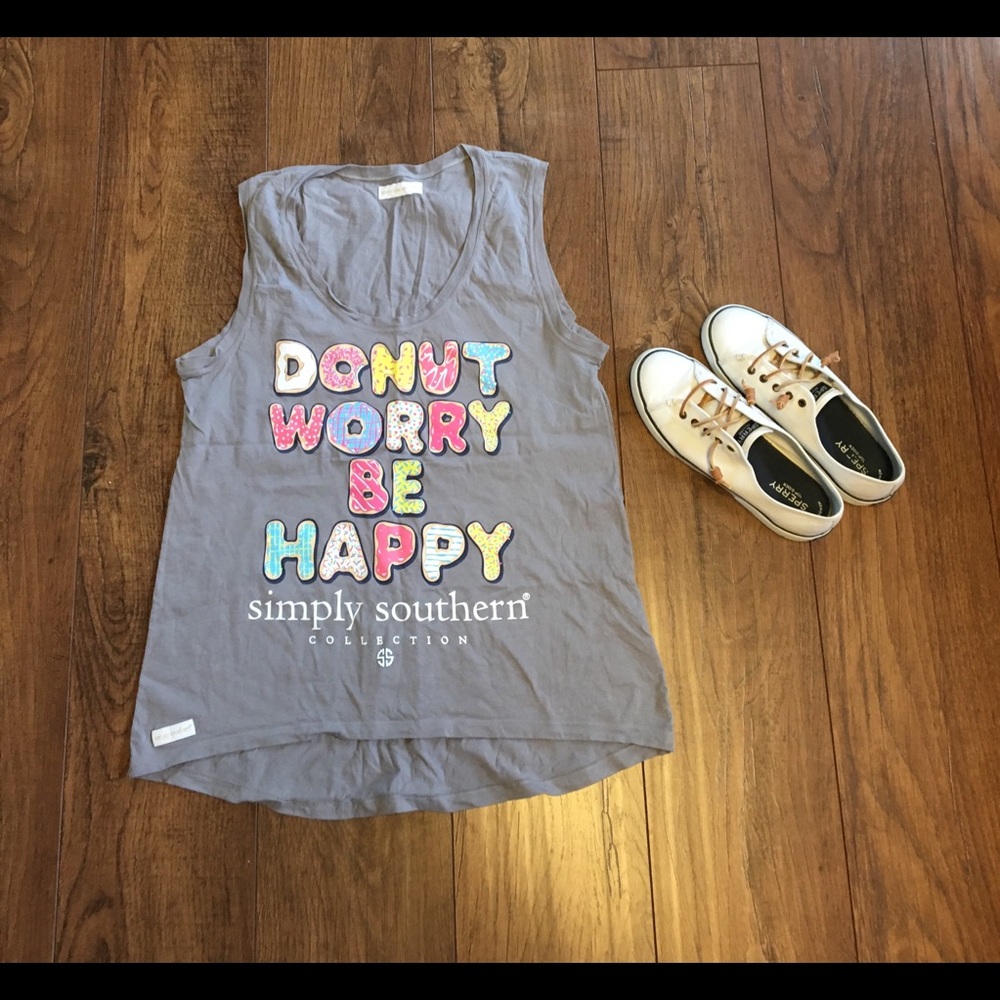 Donut Worry Simply Southern Muscle Tank